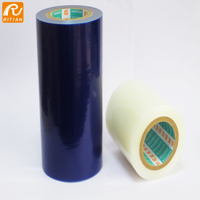 ราคาดี ฟิล์มป้องกันสีน้ำเงิน PE / PVC เทปพันเกลียวขนาดกลางสำหรับบรรจุภัณฑ์โลหะ Stainless Steer ออนไลน์