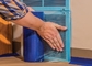 LDPE ฟิล์มป้องกันกระจกทน UV ม้วนฟิล์มป้องกันพื้นผิวสีน้ำเงินกาวในตัว