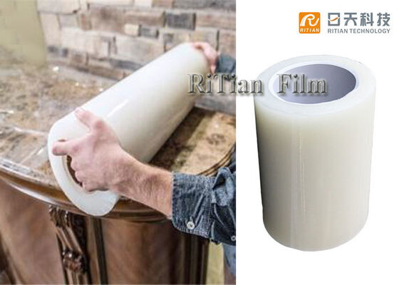 ราคาดี ฟิล์มป้องกัน PE เกรดอุตสาหกรรมพร้อมกาวยาง ทนต่อรังสี UV นานหกเดือนและการกำจัดสารตกค้างฟรีสำหรับการปกป้องพื้นผิว ออนไลน์