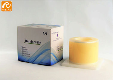 ราคาดี ชัดเจน PE ทางการแพทย์ทันตกรรม Barrier ภาพยนตร์ม้วนอะคริลิยึดเกาะ 4x6 นิ้วโลโก้ที่กำหนดเอง ออนไลน์